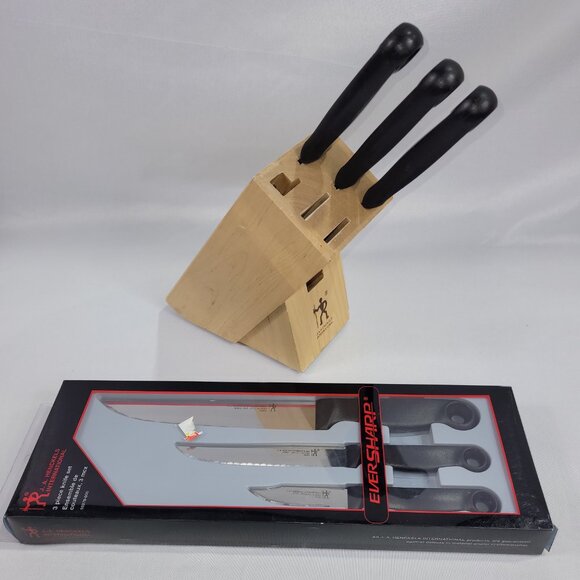 JA Henckels International 6 Knife & Block Cooking Knives Set - Picture 2 of 3